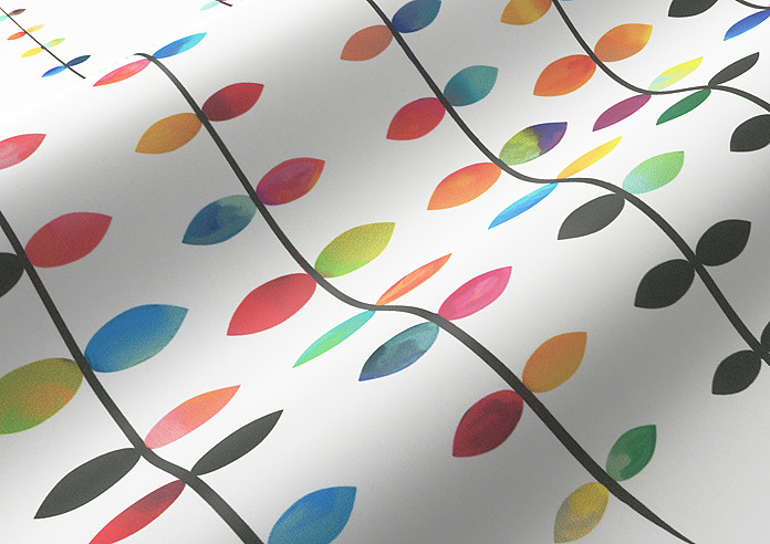 Vine, Multi - Twist&Fit Roller Blind - Image 4